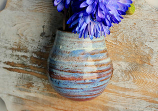 Handmade Ceramic Wall Vase – Unique Rustic Wall Decor in Natural Tones, Perfect for Flowers or Greenery