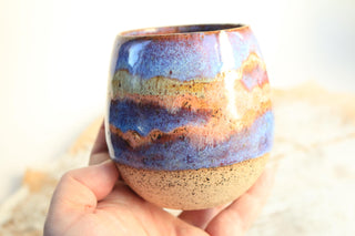 Sunset Handmade Ceramic Mug - Functional Pottery Artwork for Coffee Lovers