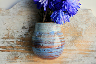 Handmade Ceramic Wall Vase – Unique Rustic Wall Decor in Natural Tones, Perfect for Flowers or Greenery