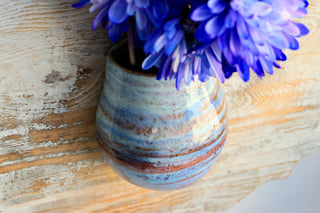 Handmade Ceramic Wall Vase – Unique Rustic Wall Decor in Natural Tones, Perfect for Flowers or Greenery