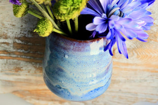 Handmade Ceramic Wall Vase – Unique Rustic Wall Decor, Perfect for Flowers or Greenery