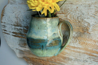 Handmade Ceramic Wall Vase – Unique Rustic Wall Decor, Perfect for Flowers or Greenery