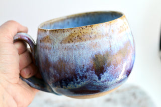 Hand Painted Sunset Art Mug, Unique Gift for Coffee Lovers, One-of-a-Kind Artwork, Unique Gift