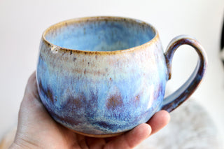 Hand Painted Sunset Art Mug, Unique Gift for Coffee Lovers, One-of-a-Kind Artwork, Unique Gift