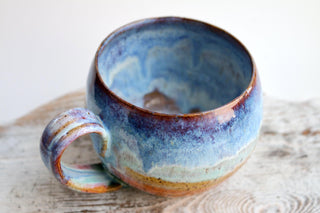 Hand Painted Sunset Art Mug, Unique Gift for Coffee Lovers, One-of-a-Kind Artwork, Unique Gift