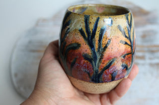 Sunset Handmade Ceramic Mug - Functional Pottery Artwork for Coffee Lovers