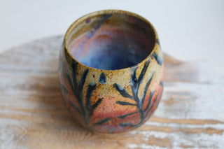 Sunset Handmade Ceramic Mug - Functional Pottery Artwork for Coffee Lovers