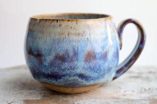 Hand Painted Sunset Art Mug, Unique Gift for Coffee Lovers, One-of-a-Kind Artwork, Unique Gift