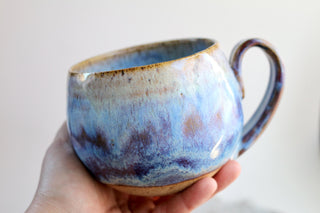 Hand Painted Sunset Art Mug, Unique Gift for Coffee Lovers, One-of-a-Kind Artwork, Unique Gift